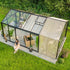 Bloom Cabin Aluminum Greenhouse with Accoya Wood