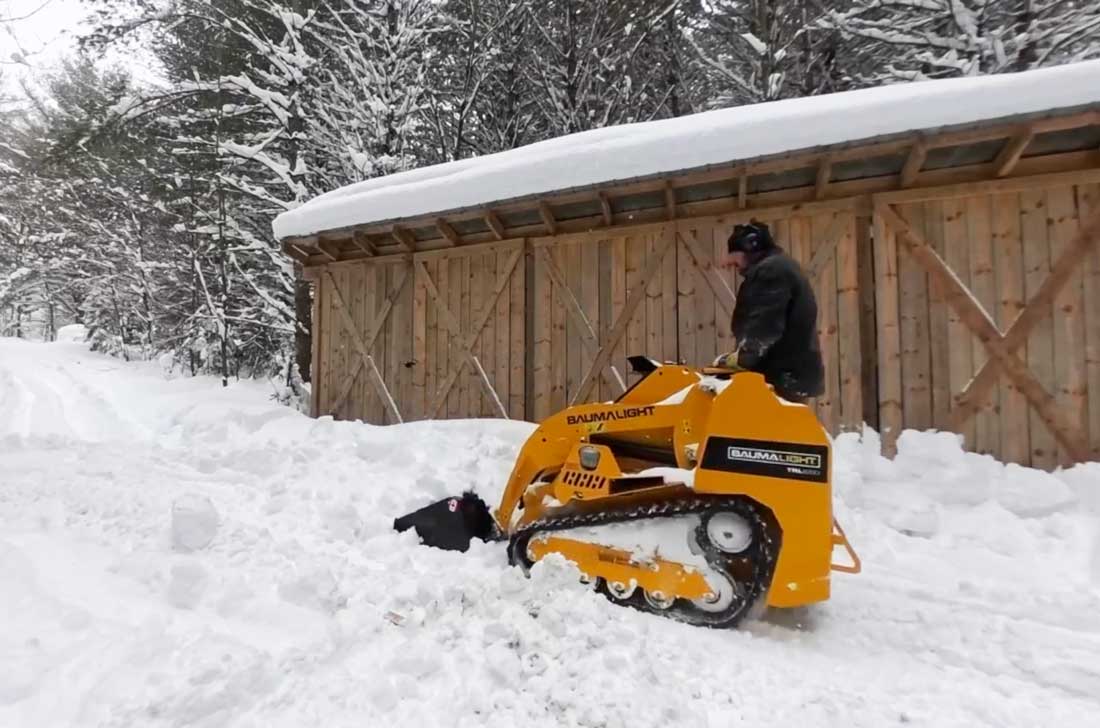 Baumalight TRL620D Mini Track Loader powered by Kubota