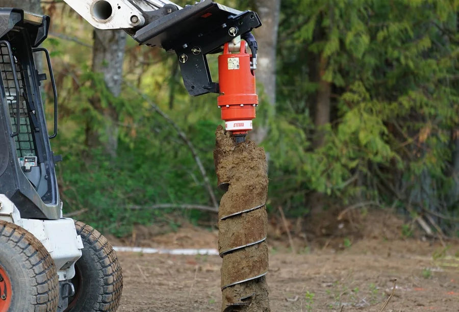 Eterra Skid Steer Auger Attachment
