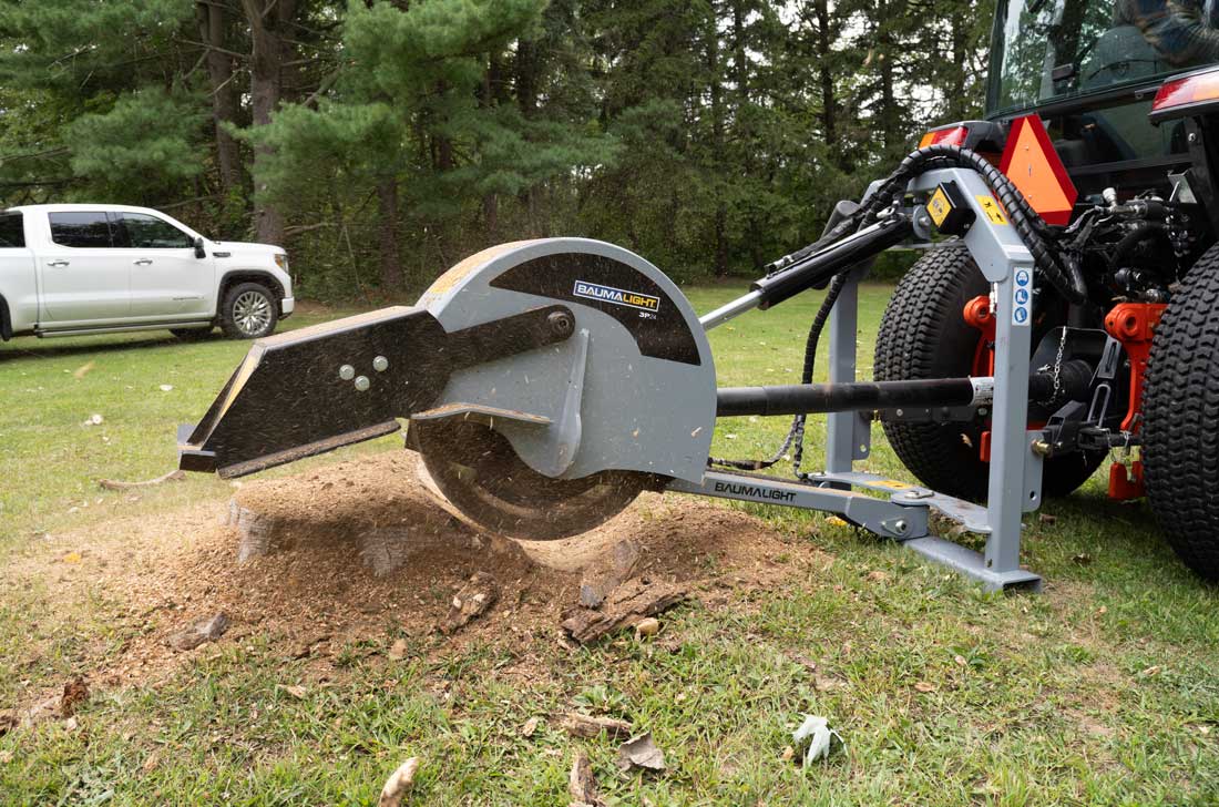 Baumalight 3P24 3 Point Hitch Tractor Stump Grinder