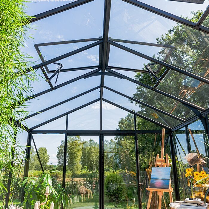 Bloom Cabin Aluminum Greenhouse with Accoya Wood