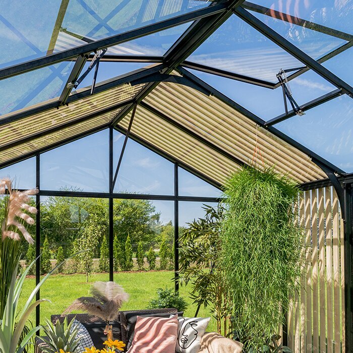 Bloom Cabin Aluminum Greenhouse with Accoya Wood