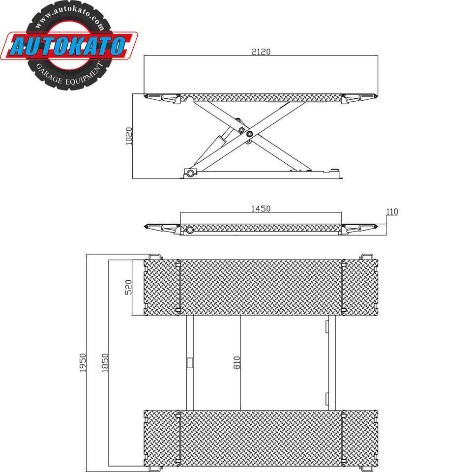 Katool X85-Electric Mid Rise Scissor Lift