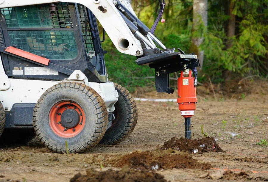 Eterra Skid Steer Auger Attachment