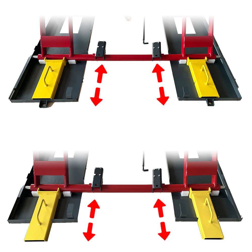 Scissors 4 Bar System Katool Commercial Grade Scissor Lift, Reinforced Frame, Upgraded Hydra ...