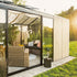 Bloom Cabin Aluminum Greenhouse with Accoya Wood