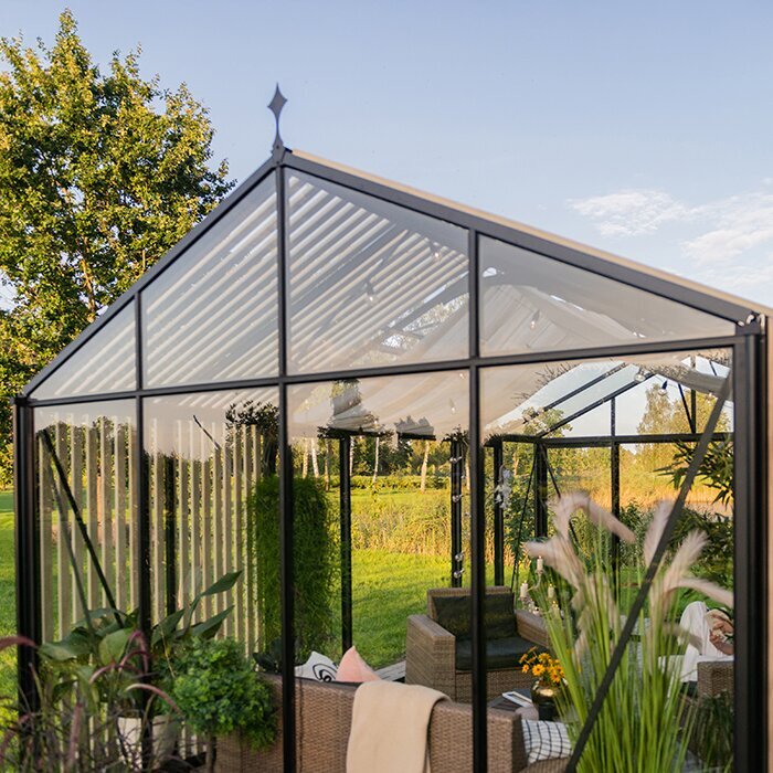Bloom Cabin Aluminum Greenhouse with Accoya Wood