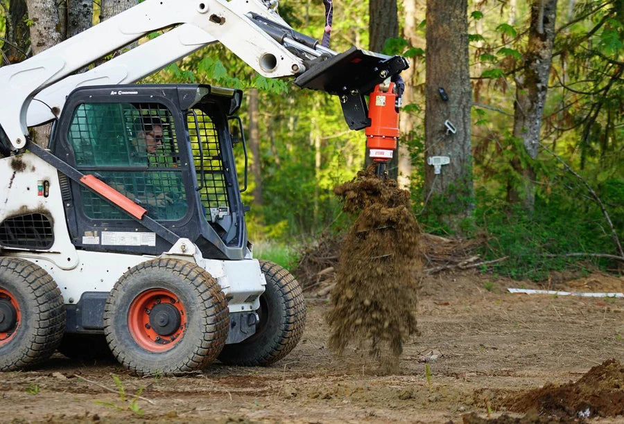Eterra Skid Steer Auger Attachment