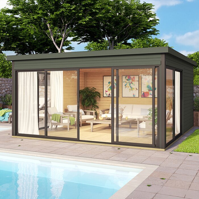 Modern Wooden Garden House Verdana 2