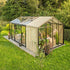 Bloom Cabin Aluminum Greenhouse with Accoya Wood