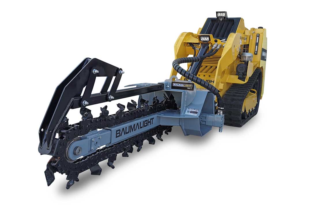 Baumalight TRL620D Mini Track Loader powered by Kubota