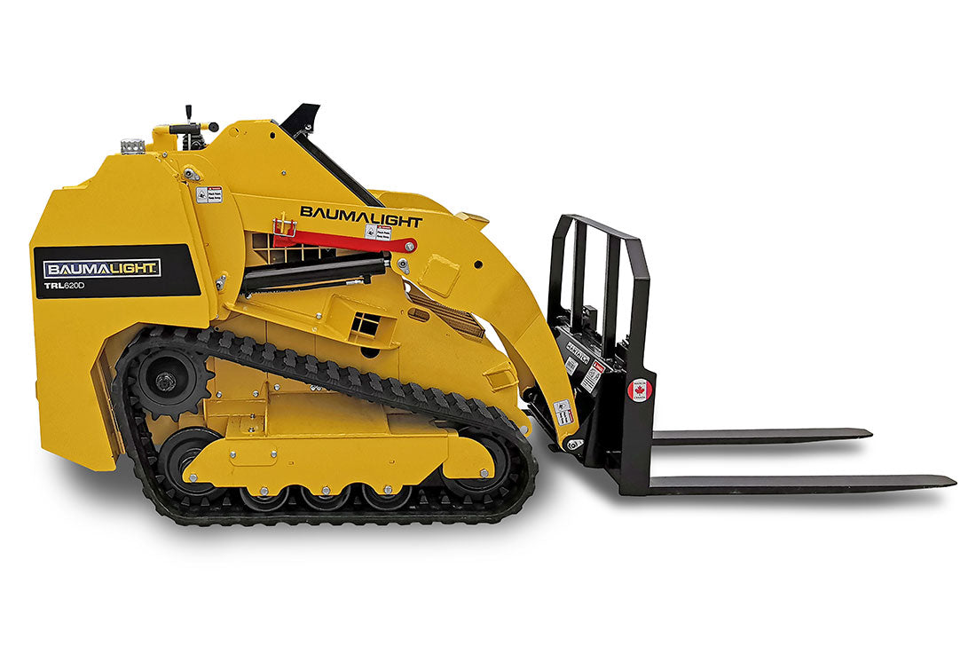 Baumalight TRL620D Mini Track Loader powered by Kubota