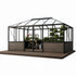 Bloom Cabin Walk-In Pyramid Greenhouse - Aluminum Frame Backyard Garden Conservatory