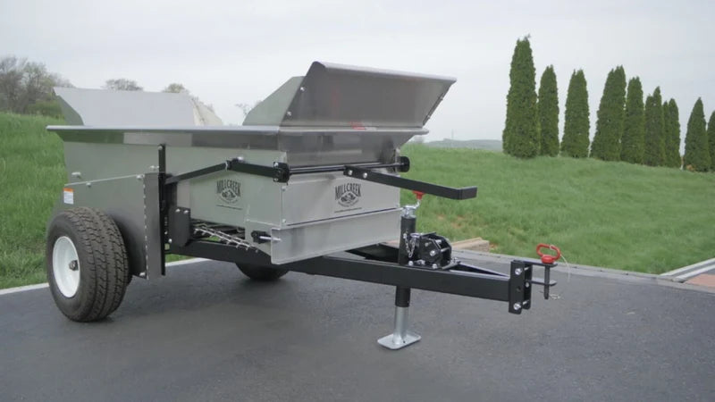 MillCreek Manufacturing 2100 Turf Tiger Top Dresser 1500 lb Capacity / 1 Cubic Yard