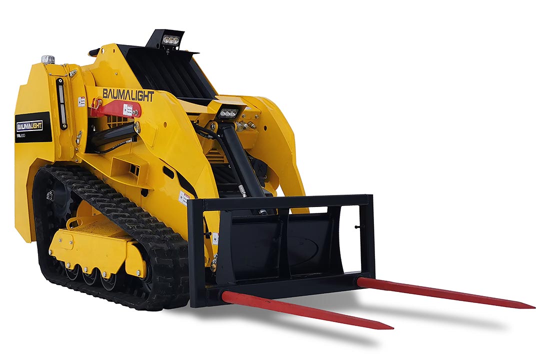 Baumalight TRL620D Mini Track Loader powered by Kubota