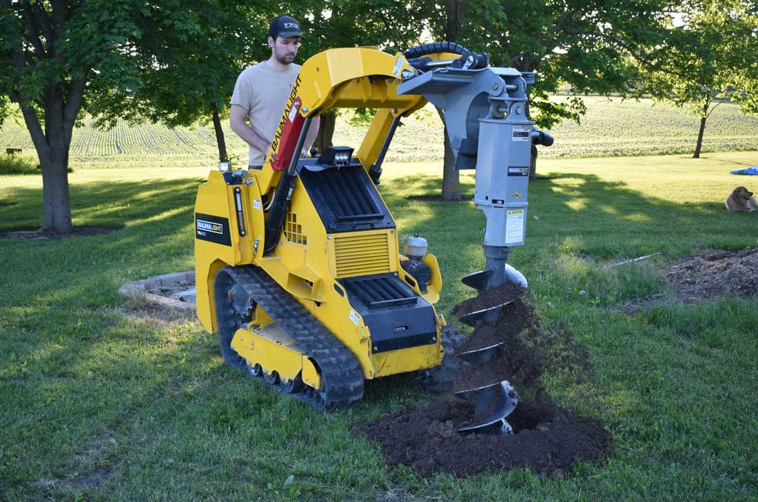Baumalight TRL620D Mini Track Loader powered by Kubota