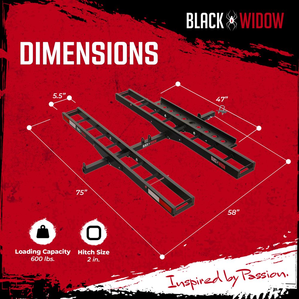 Black Widow Pro Pro Double Dirt Bike Carrier