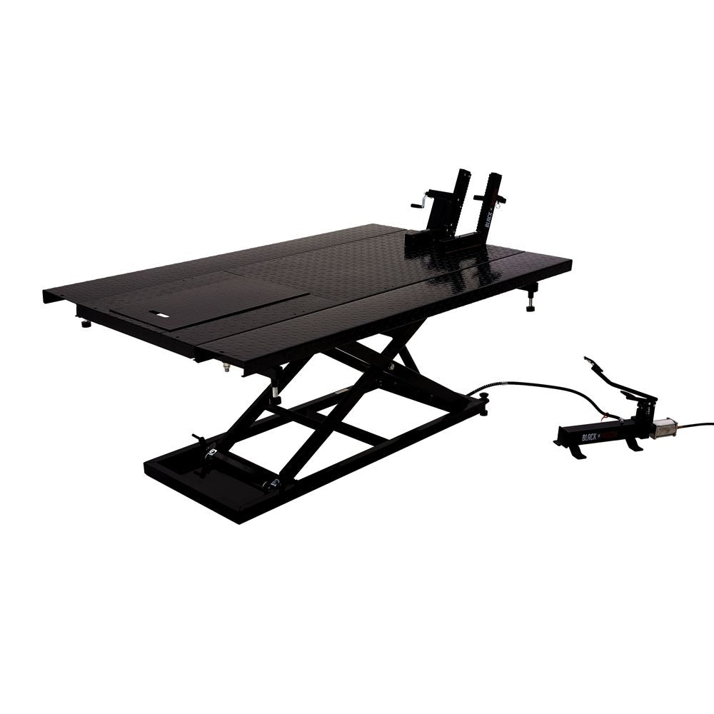 Black Widow Pro Extra-Wide Air or Hydraulic Motorcycle/ATV Lift Table