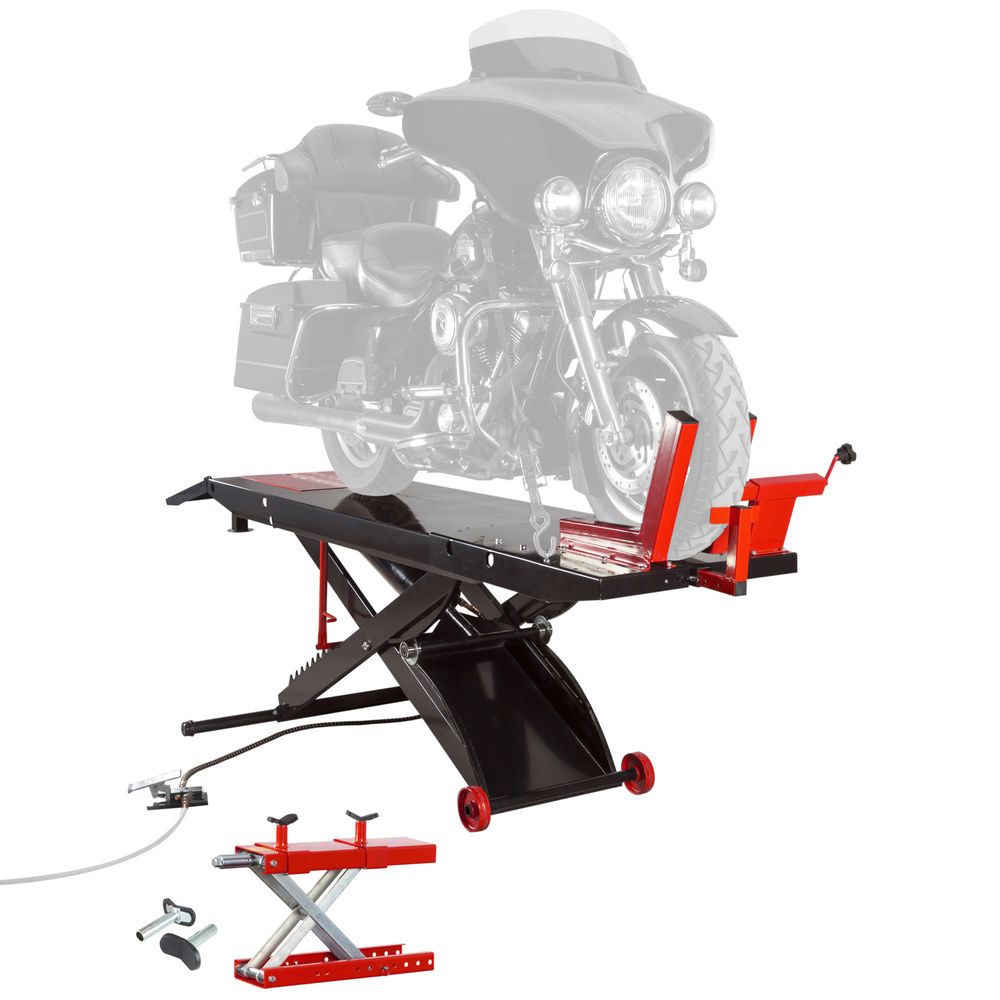 Black Widow Pro Pneumatic ProLift Motorcycle Lift Table