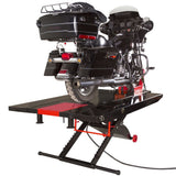 Black Widow Pro Pneumatic ProLift Motorcycle Lift Table with Center Jack