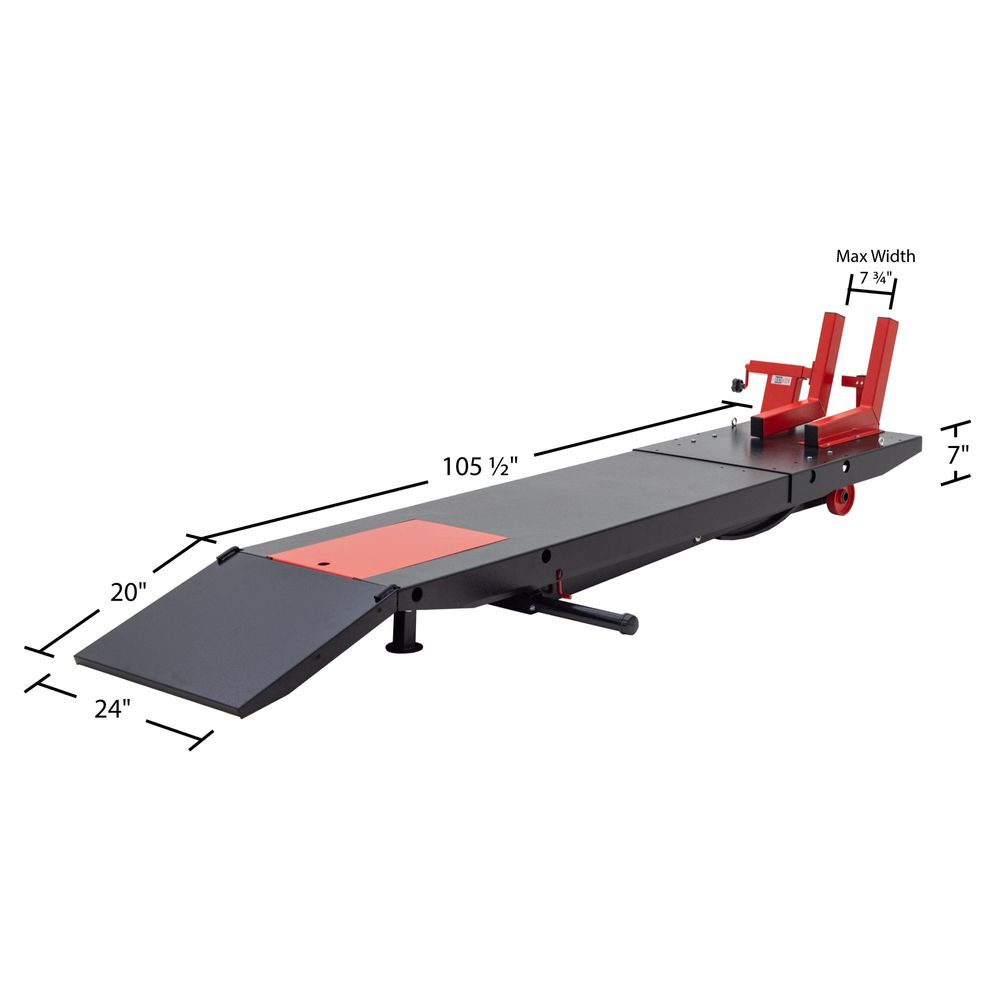 Black Widow Pro Pneumatic ProLift Motorcycle Lift Table