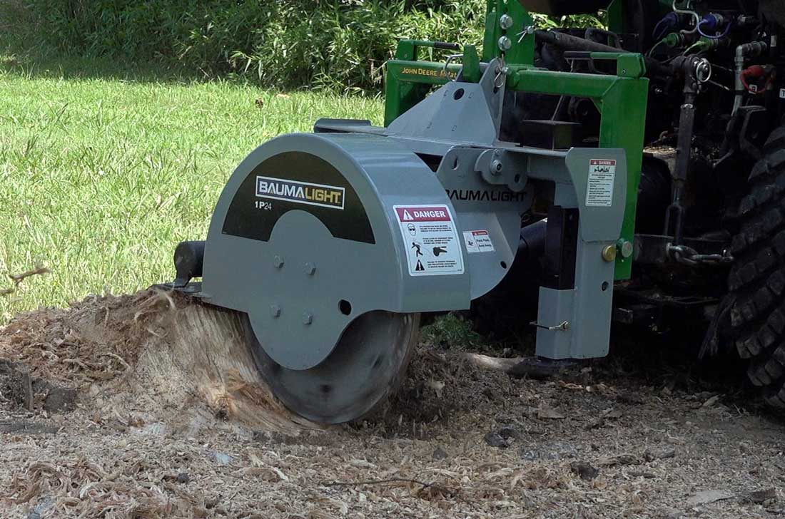Baumalight 1P24 - 3 Point Small Tractors Hitch Stump Grinder