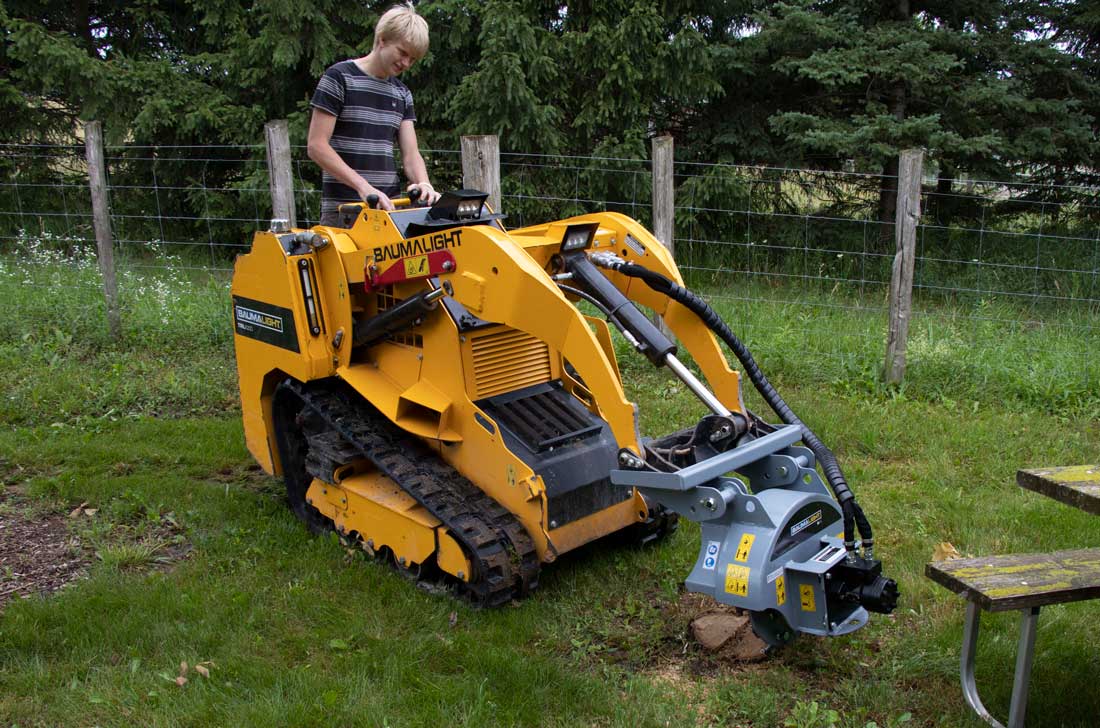Baumalight S14 Mini Skid Steer Stump Grinder
