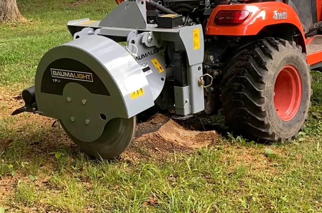 Baumalight 1P24 - 3 Point Small Tractors Hitch Stump Grinder