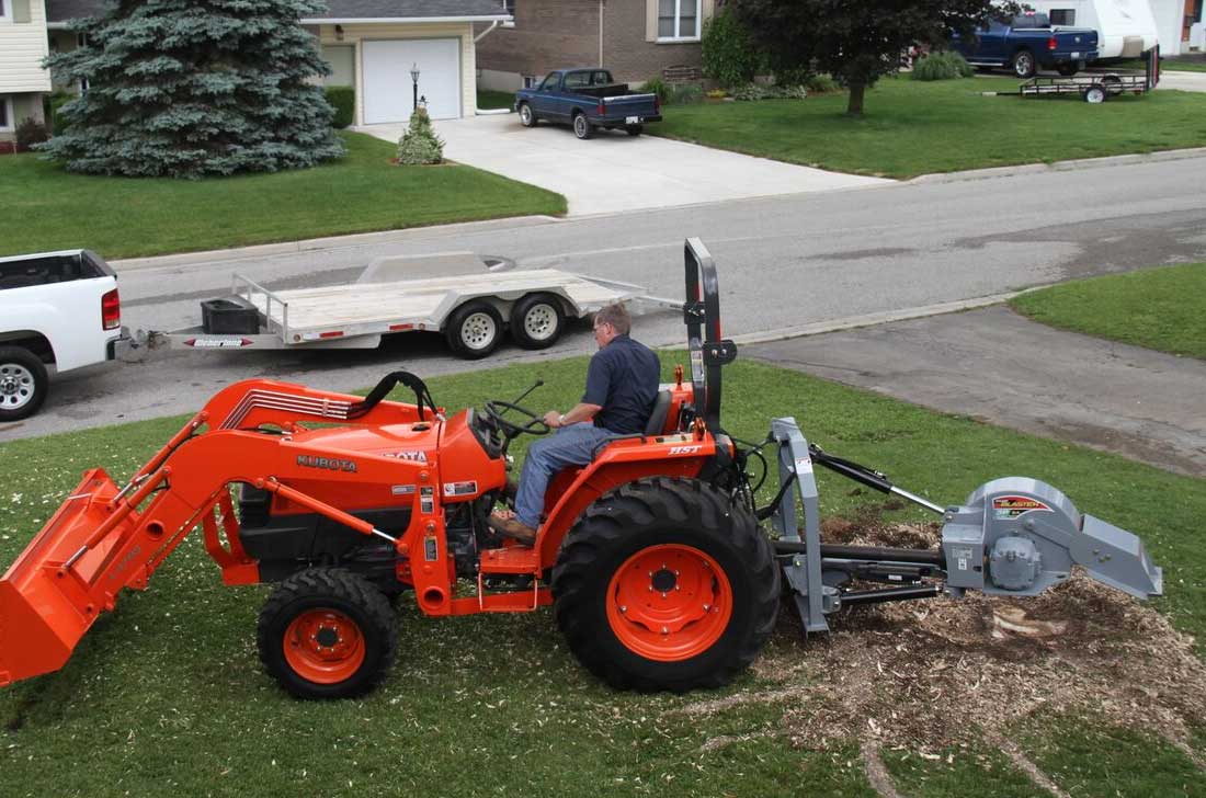Baumalight 3P24 3 Point Hitch Tractor Stump Grinder