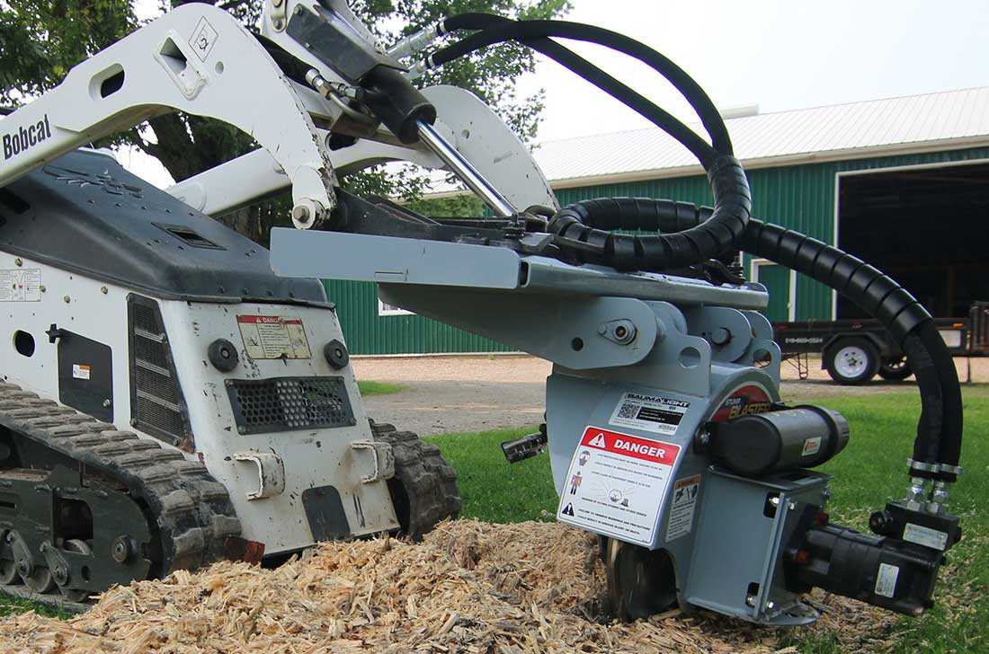 Baumalight S14 Mini Skid Steer Stump Grinder
