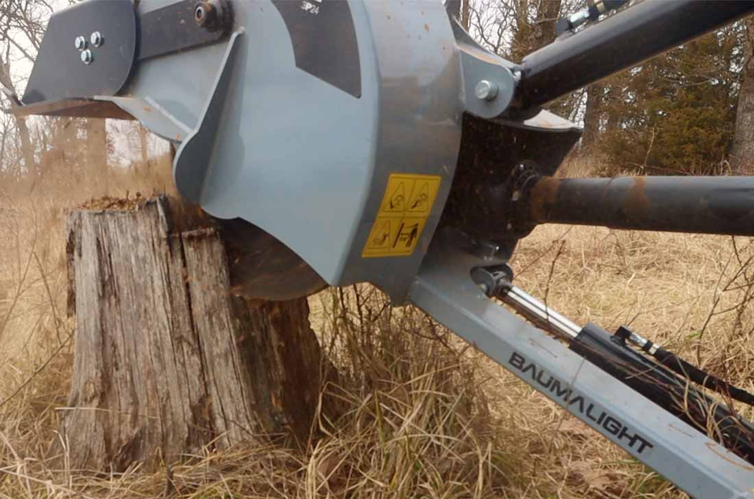 Baumalight 3P24 3 Point Hitch Tractor Stump Grinder