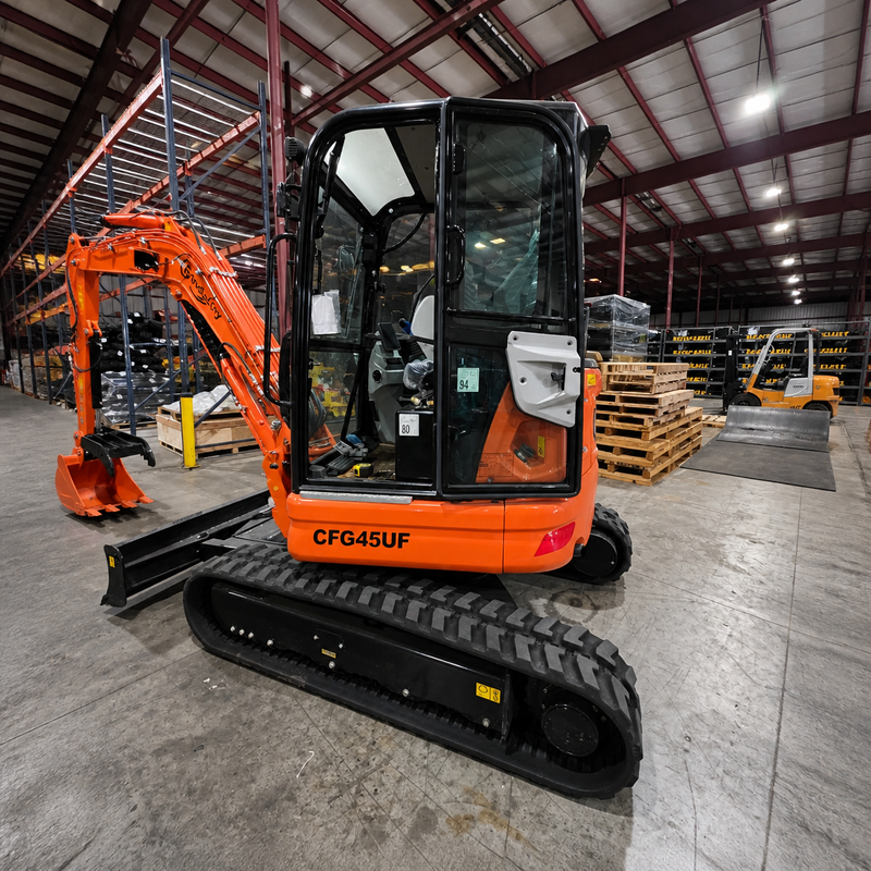 AGT CFG45UF 3.8 Ton Mini Excavator – Kubota Diesel, A/C Cab