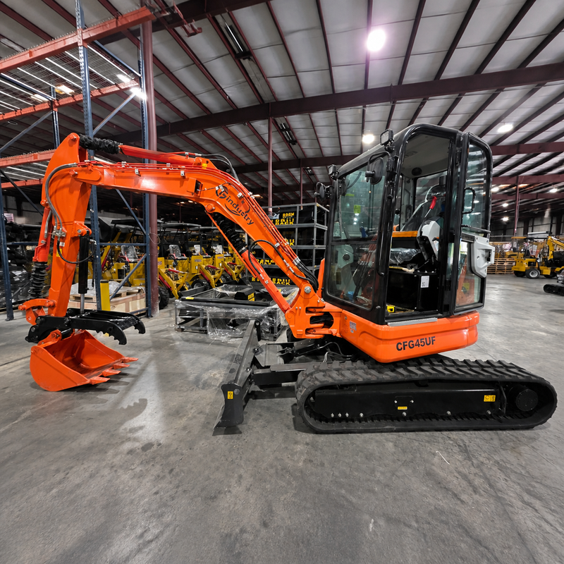 AGT CFG45UF 3.8 Ton Mini Excavator – Kubota Diesel, A/C Cab