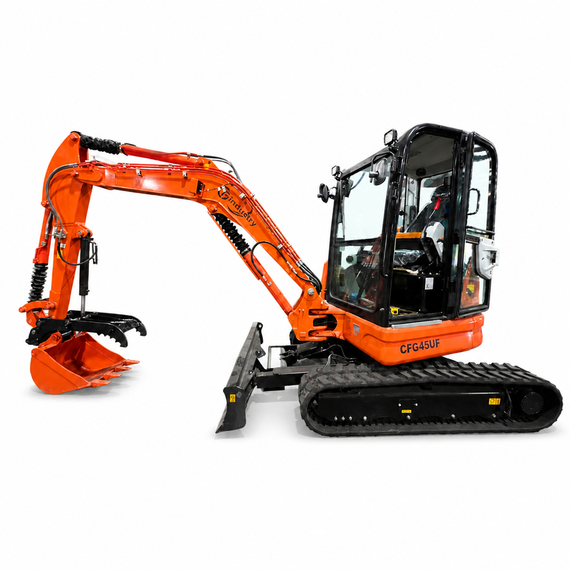 AGT CFG45UF 3.8 Ton Mini Excavator – Kubota Diesel, A/C Cab