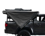 OVS HD Nomadic 270 - Awning, Passenger Side, Grey Body, Green Trim & Black Travel Cover