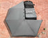 OVS HD Nomadic 270 - Awning, Driver Side, Grey Body, Green Trim & Black Travel Cover