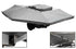 OVS HD Nomadic 270 - Awning, Driver Side, Grey Body, Green Trim & Black Travel Cover
