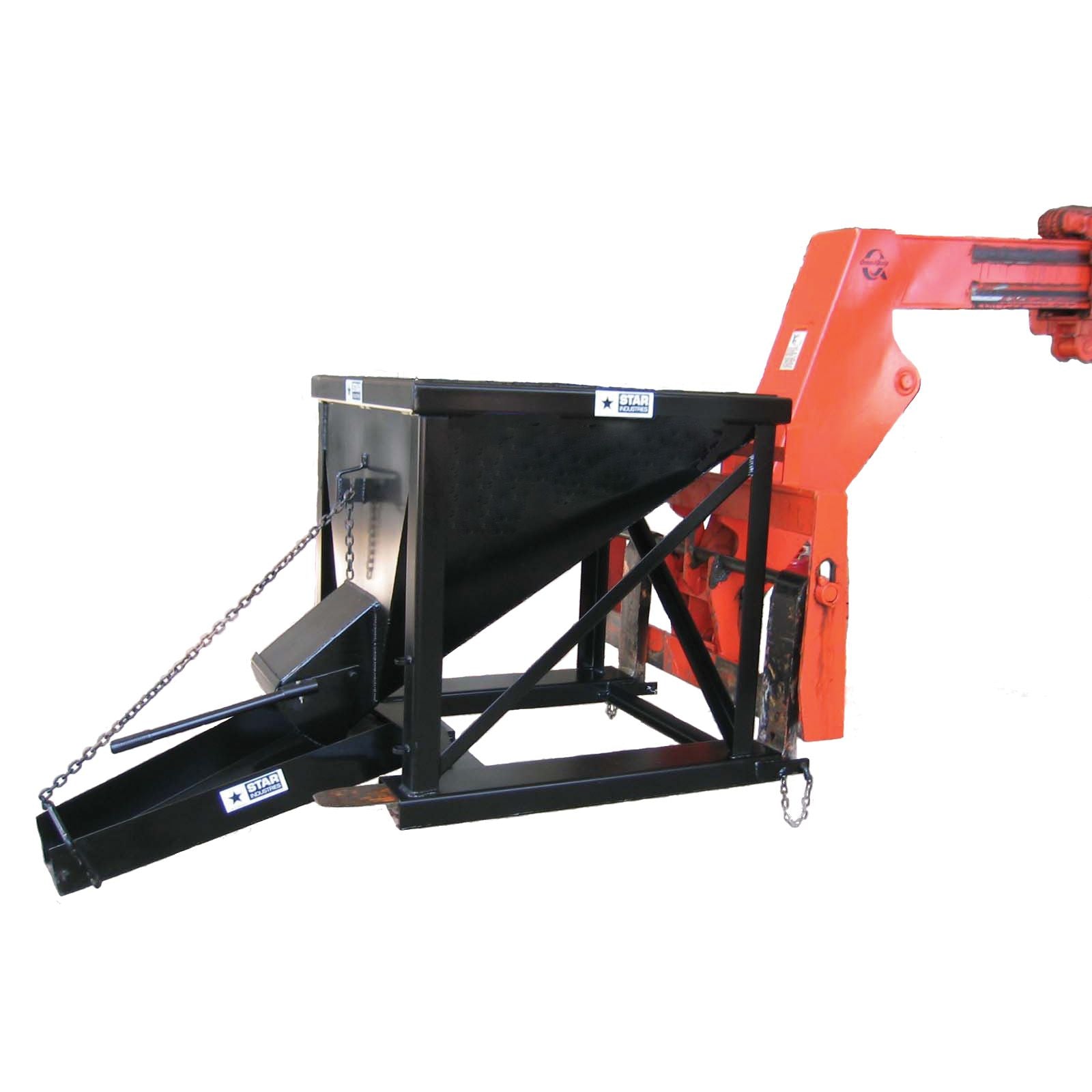 Star Industries Forklift Concrete Hopper