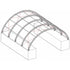 Gold Mountain Shipping Container Canopy Shelter Double Truss 40'x40'x15'
