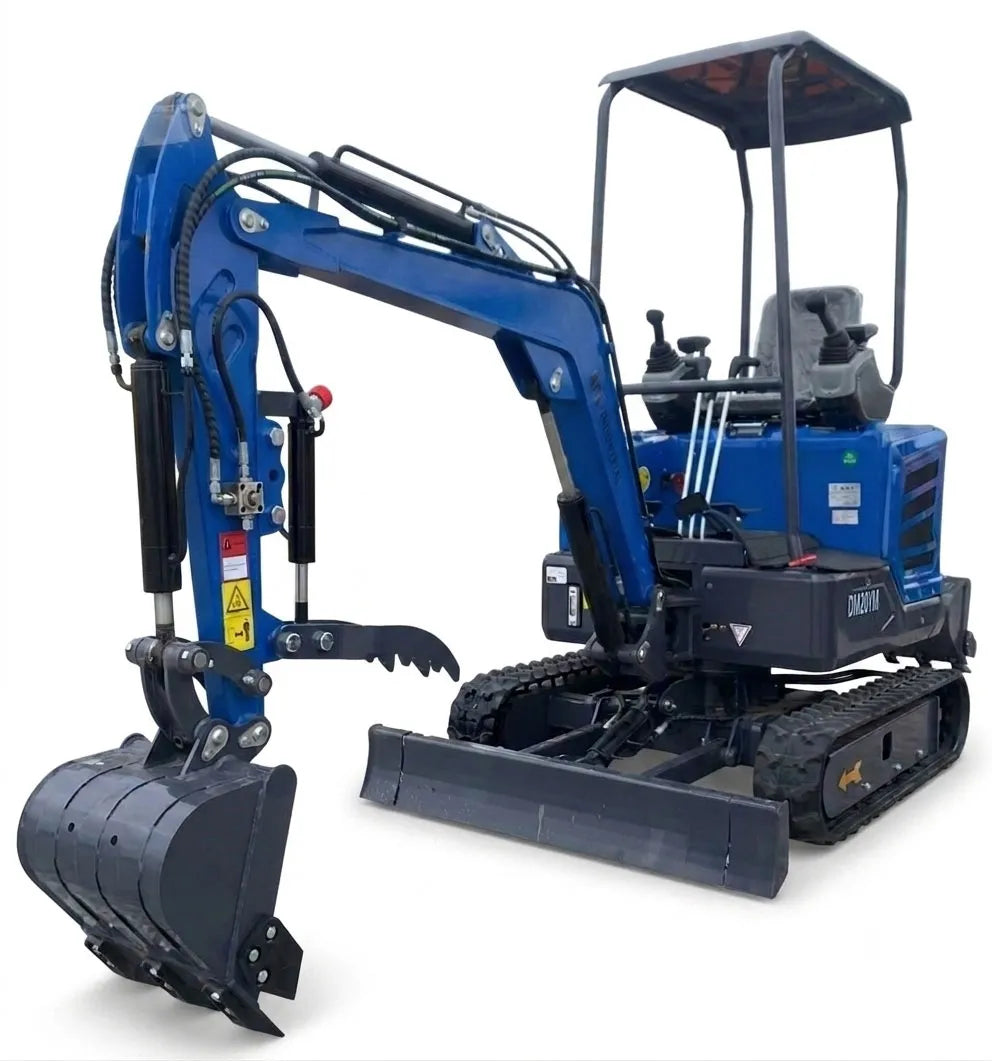 AGT 1.3 Ton Mini Excavator w/ Yanmar 18.4HP Diesel Engine, 89" Dig Depth, Retractable Tracks & Pilot Control | DM20YM