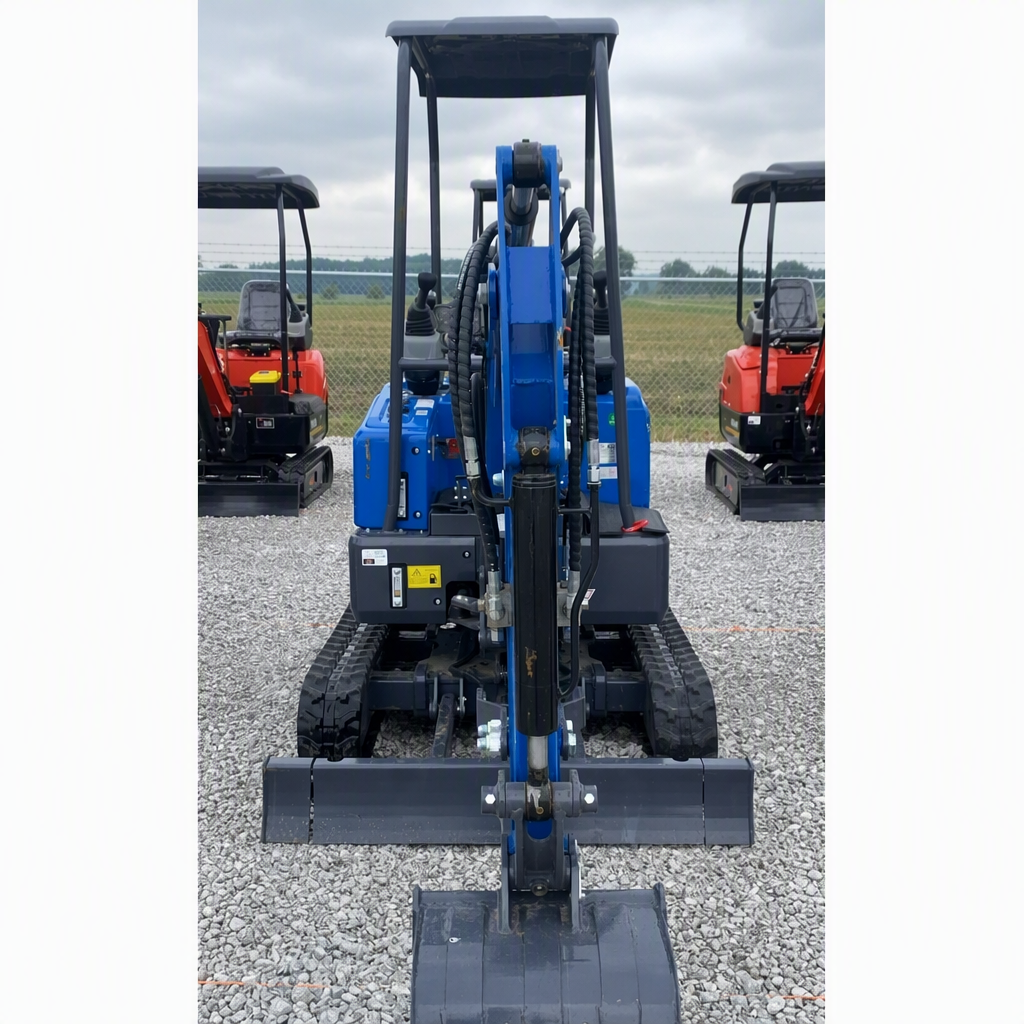 AGT 1.3 Ton Mini Excavator w/ Yanmar 18.4HP Diesel Engine, 89" Dig Depth, Retractable Tracks & Pilot Control | DM20YM