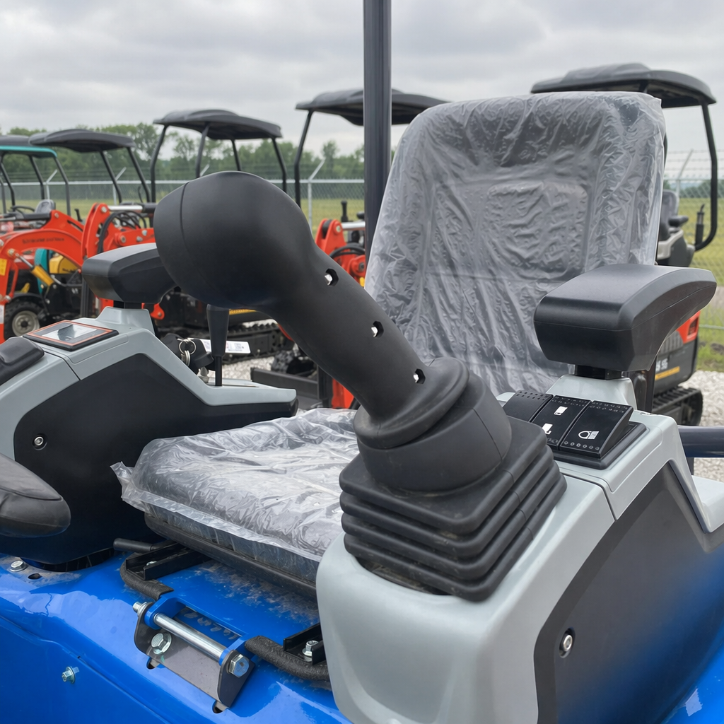 AGT 1.3 Ton Mini Excavator w/ Yanmar 18.4HP Diesel Engine, 89" Dig Depth, Retractable Tracks & Pilot Control | DM20YM