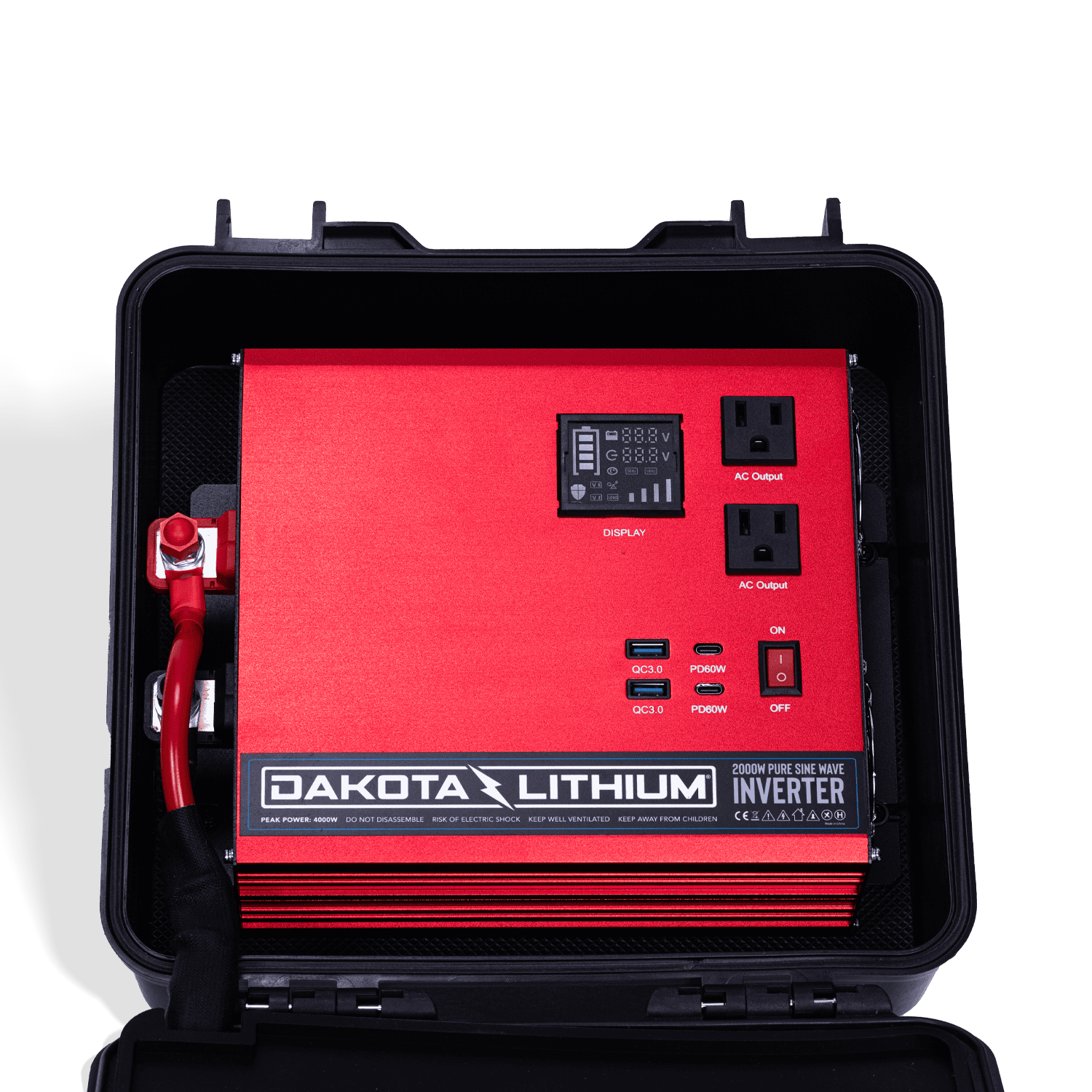 Dakota Powerbox+ 135 Waterproof Solar Generator, 12V 135Ah DL+ 1,000CCA Battery Included