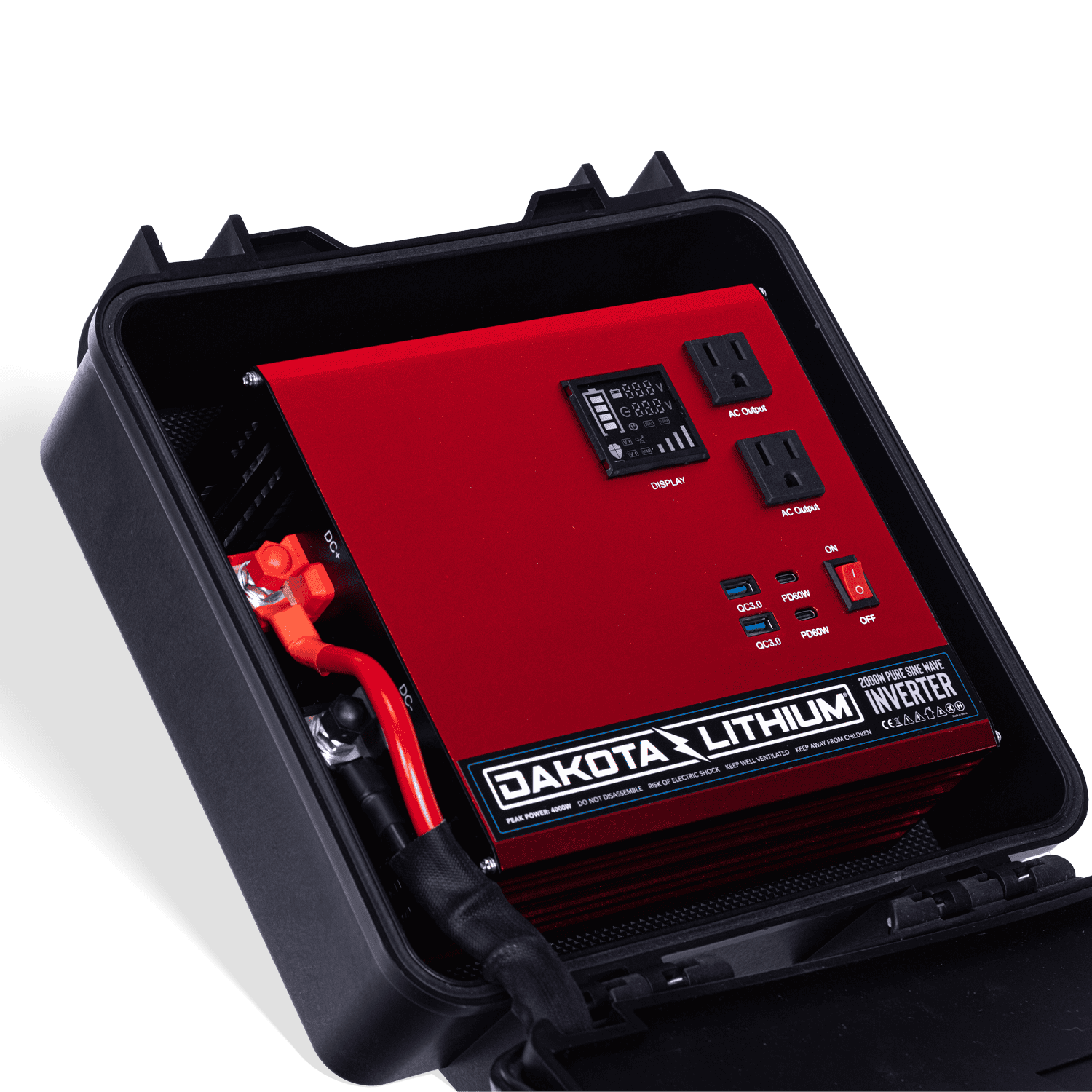 Dakota Powerbox+ 135 Waterproof Solar Generator, 12V 135Ah DL+ 1,000CCA Battery Included