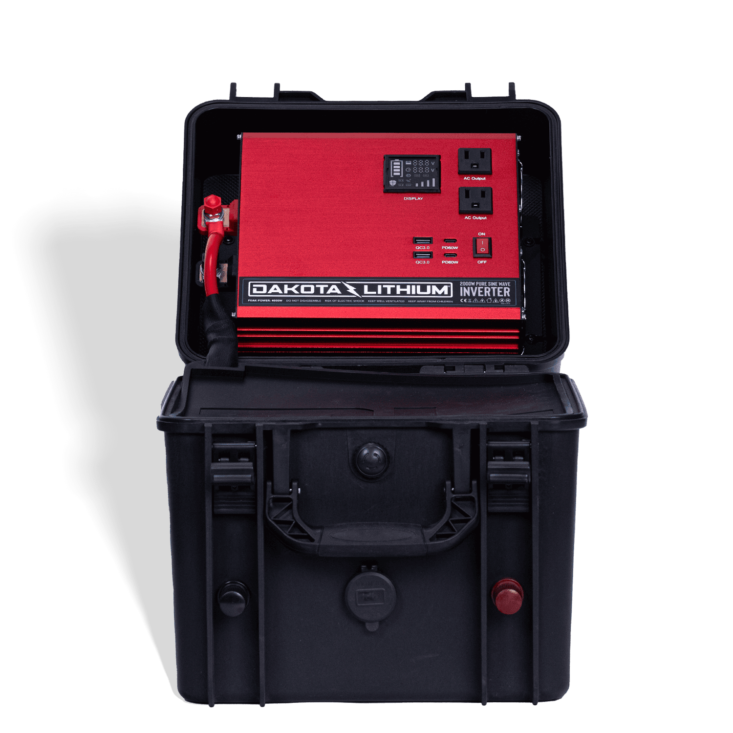 Dakota Powerbox+ 135 Waterproof Solar Generator, 12V 135Ah DL+ 1,000CCA Battery Included