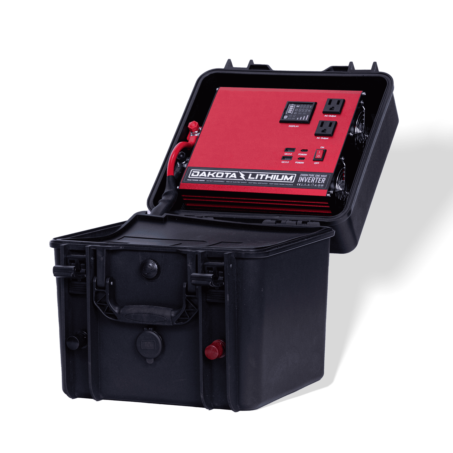 Dakota Powerbox+ 135 Waterproof Solar Generator, 12V 135Ah DL+ 1,000CCA Battery Included