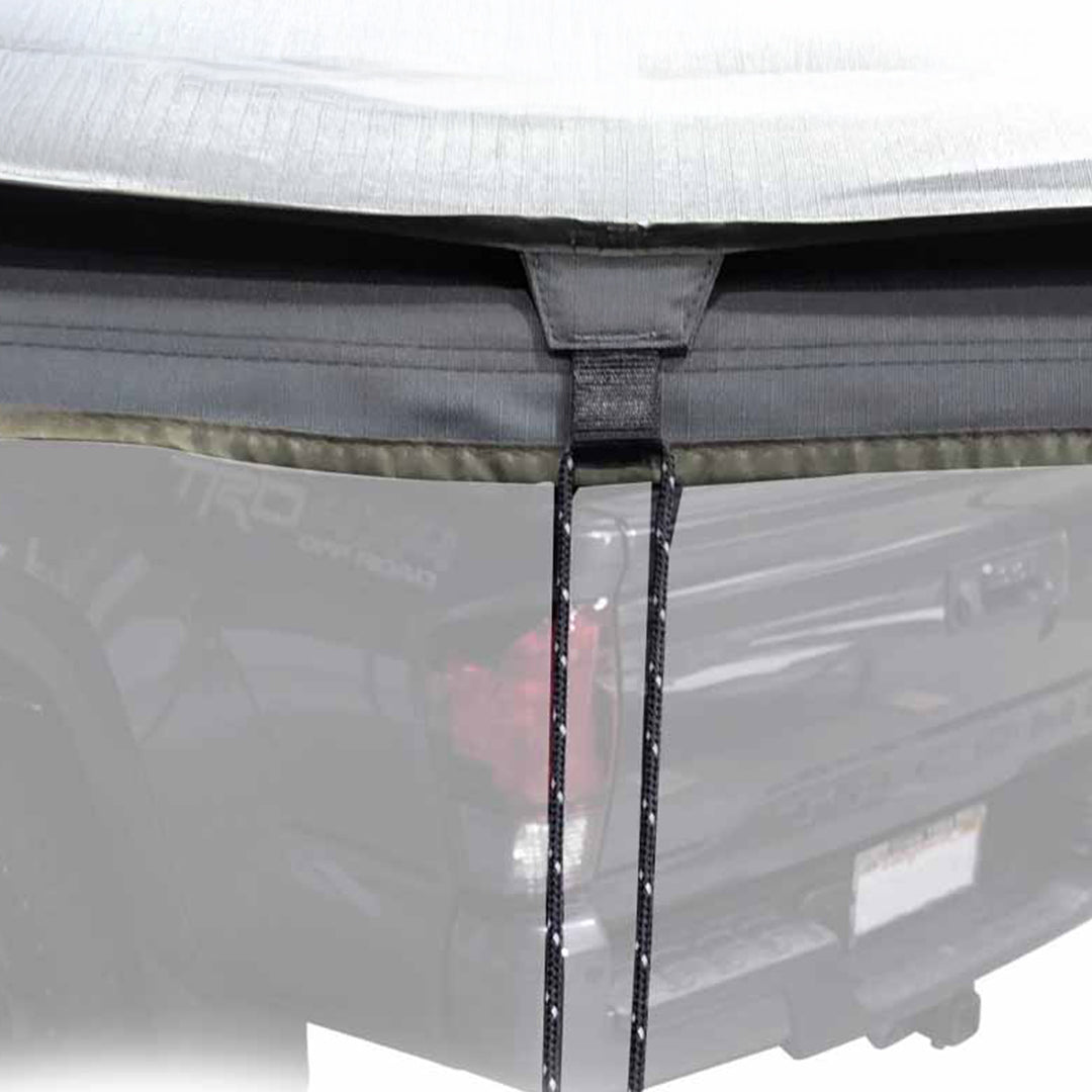 OVS HD Nomadic 270 LT - Awning, Driver Side, Grey Body, Green Trim W/Black Travel Bag