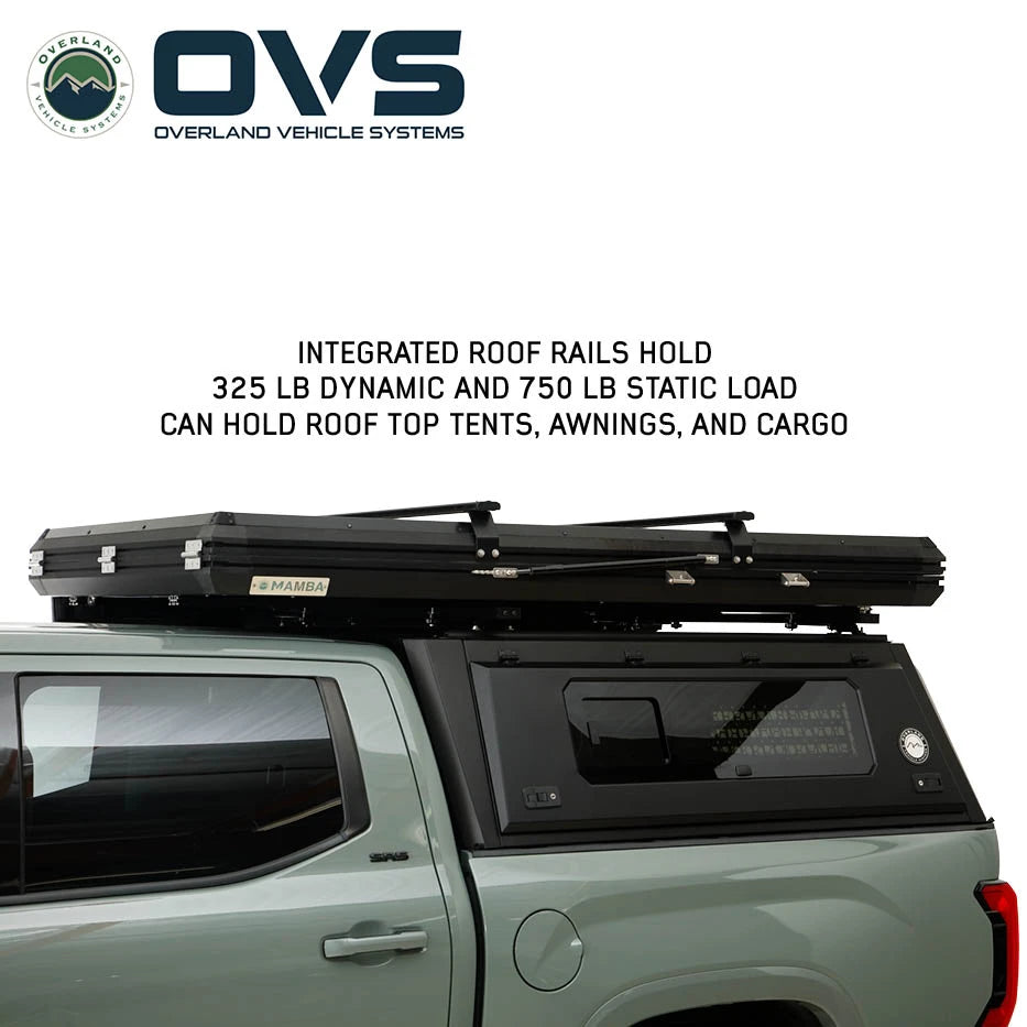 OVS Expedition - Pro+ Truck Cap W/ Full Window Wing Doors, and 3rd Brake Light