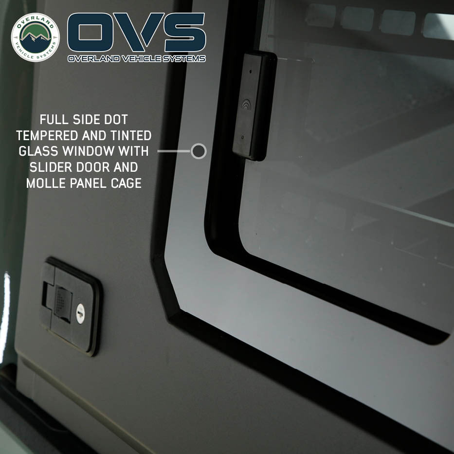 OVS Expedition - Pro+ Truck Cap W/ Full Window Wing Doors, and 3rd Brake Light