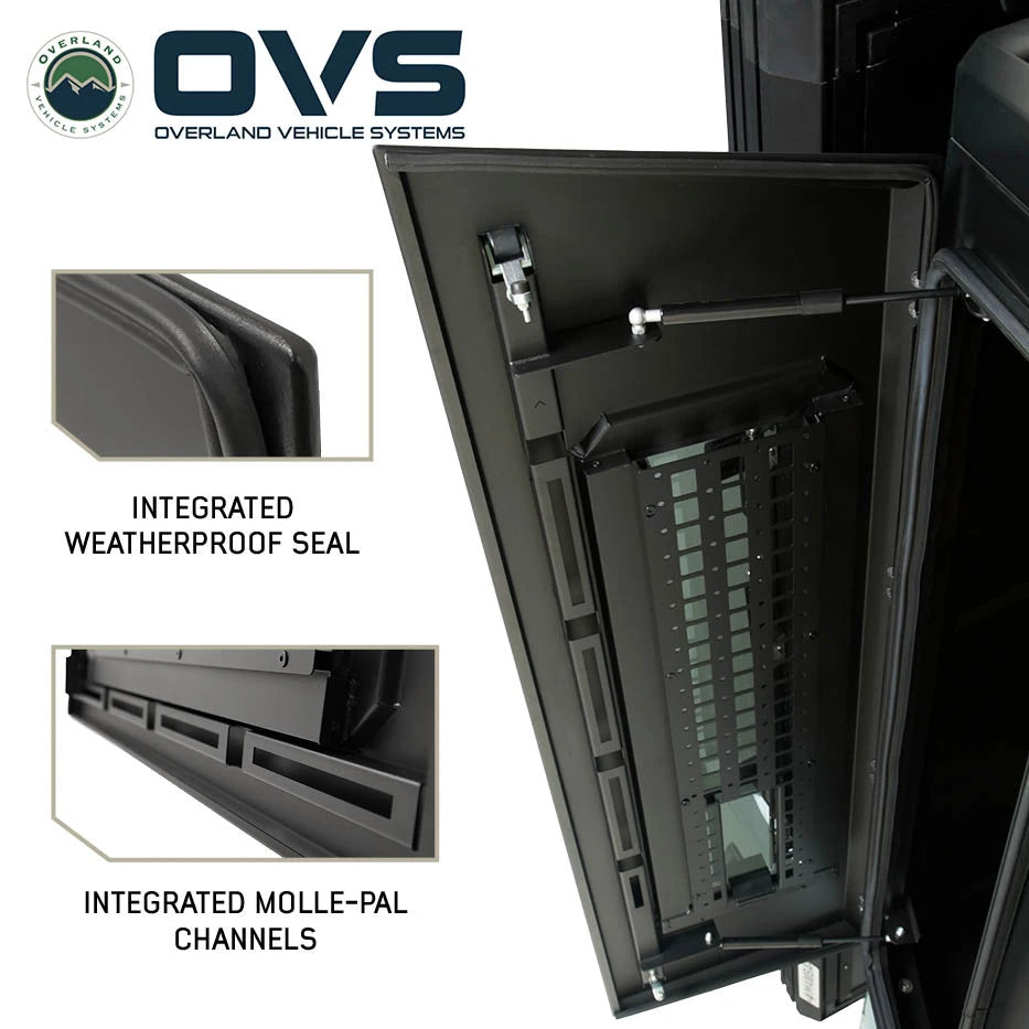 OVS Expedition - Pro+ Truck Cap W/ Full Window Wing Doors, and 3rd Brake Light